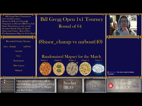mor vs mrboat- Round of 32-  Bill Gregg Open Tournament - Recorded Game Stream with BoIt