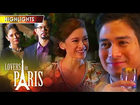 Louise and George are hopeful for Karen and Carlo's relationship Lovers in Paris