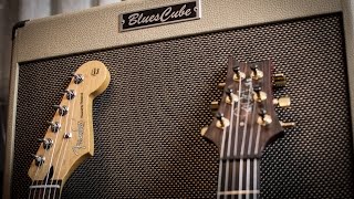 Video thumbnail for Roland Blues Cube Stage Demo by Paul Glover