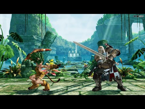 Samurai Shodown - Cham Cham VS Warden