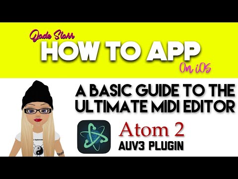 A Basic Guide to the Ultimate Midi Editor Atom 2 on iOS - GIVEAWAY - How To App on iOS! - EP 240 S5