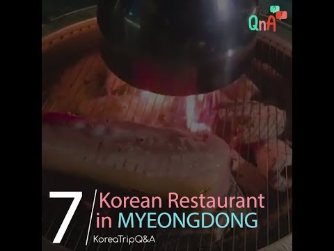 7 restaurantes coreanos em Myeongdong