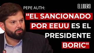 Pepe Auth: “The one sanctioned by the U.S. is President Boric”