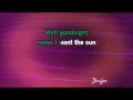 Shivaree - Goodnight Moon Karaoke (Male ...