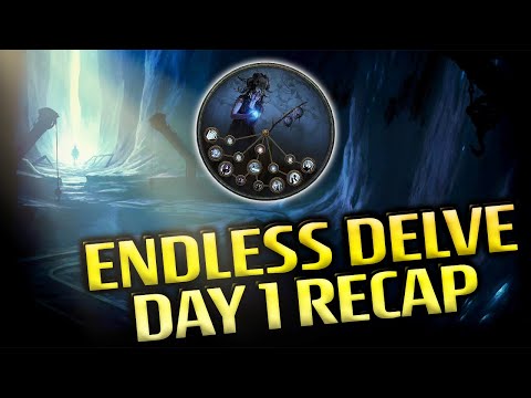 Endless Delve | Day 1 Recap | Vortex/Coldsnap Occultist | Path of Exile