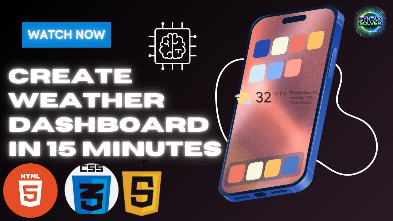 Build a Weather Dashboard in Just 15 Minutes!
