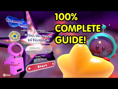 Kirby And The Forgotten Land | Redgar Forbidden Lands Multimouth Treasure Guide! | No Commentary!