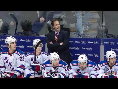 Joey Crabb Scores - Rangers @ Leafs - 03/24/2012