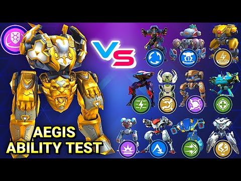 Aegis Ability Test vs All Mechs - Mech Arena