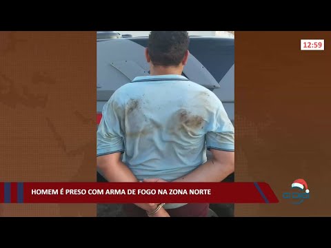 Homem é preso com arma de fogo na zona norte 03 12 2021