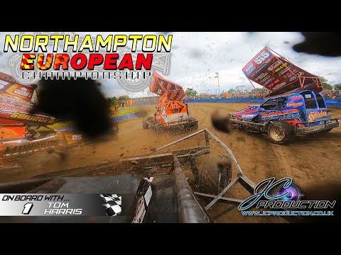 BriSCA F1 2024 European championship on board #1 forward cam!