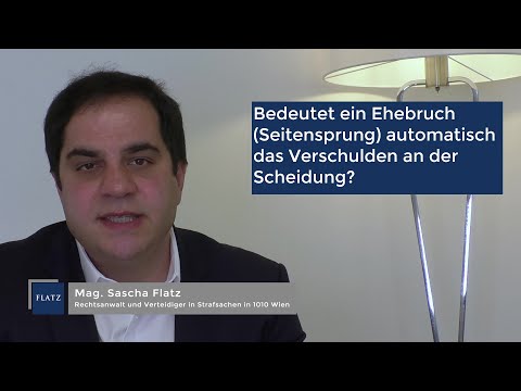 Bedeutet ein Ehebruch Seitensprung automatisch das Verschulden an der Scheidung