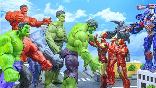 Download lagu Hulkbuster Vs Hulk Avengers Superhero Top 10 Action Scene Figure Stopmotion #lollipop mp3