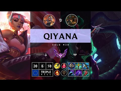 Qiyana Mid vs Cassiopeia - EUW Master Patch 14.13