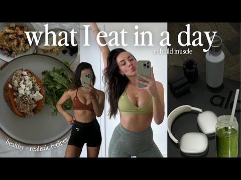 What I eat in a day | simple + healthy recipes *high in protein* ????