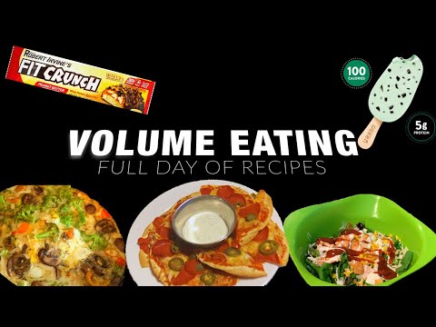 Full day of eating high volume | 1700 Calories 185...