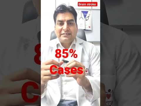 Brain Stroke kya hota h l लकवा l Ek side body paralysis hona l Part-1 #stroke #shorts