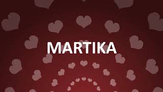 HAPPY BIRTHDAY MARTIKA
