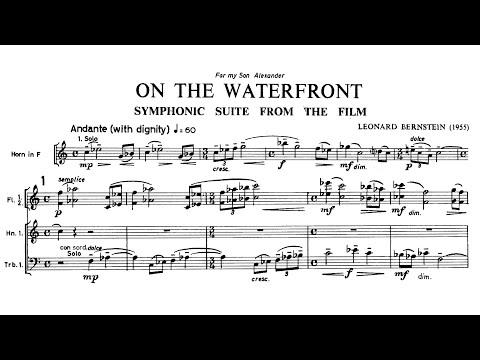 [Complete Score] Bernstein - Symphonic Suite from "On the Waterfront" (for orchestra)