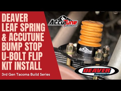 Deaver Leaf Spring & Accutune Bump Stop/U-bolt Flip Kit Install - 3rd Gen Tacoma Build Part 10