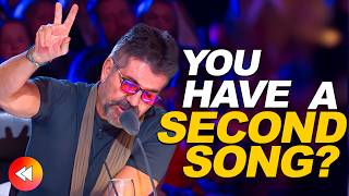Simon Said TRY AGAIN...Then THIS Happened! | Unforgettable Second Song Auditions