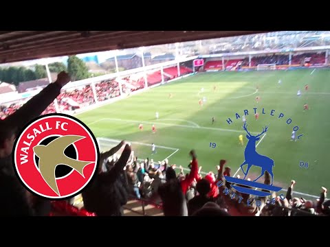 Walsall beat Hartlepool in thrilling encounter - Walsall 3-1 Hartlepool vlog