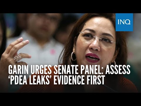 Garin urges Senate panel: Assess ‘PDEA leaks’ evidence first