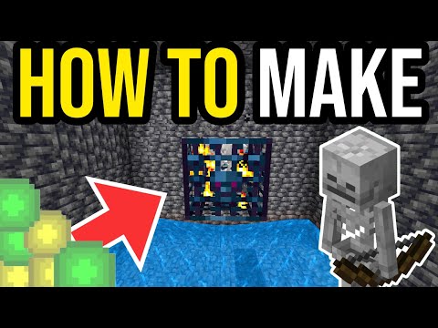 Easy Skeleton & Zombie XP Farm 1.21.5+! - Minecraft Bedrock & Java Tutorial!