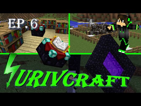 Surivcraft Ep.6 - Incantamenti e Nether Portal [60 fps]
