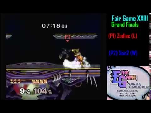 Fair Game XXIII Melee: Zodiac (Falcon) Vs. Son2 (Fox) Grand Finals