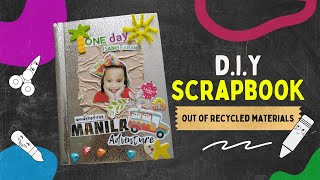 Easy DIY Scrapbook out of recycled materials | My First Fieldtrip Adventure