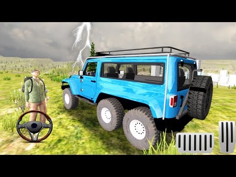 Truck Driver 6x6 Hill Driving: Jeep Driving Simulator - Android GamePlay 3D