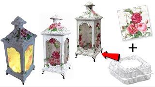 DIY Lantern Using Simple Materials/ Lantern Making at Home