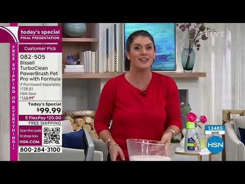 Bissell TurboClean PowerBrush Pet Pro Carpet Cleaner wit...