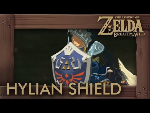 Zelda Breath of the Wild - Hylian Shield Location (Best Shield)