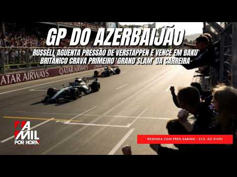 AO VIVO! | RESENHA DO GP DO AZERBAIJÃO DE F1 COM RODRIGO MATTAR E FRED SABINO | TERÇA-FEIRA - 21H