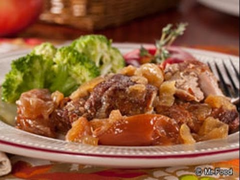 Pork with Apples & Bacon