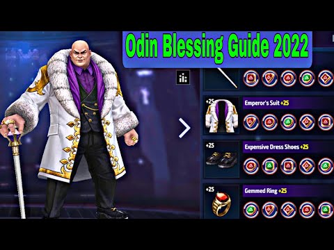20 Odin Equip On Kingpin And Odin Blessing Guide 2022 - Marvel Future Fight