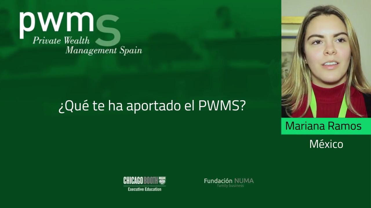¿Qué te ha aportado el PWMS? - Mariana Ramos