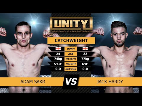 UNITY Fighting Championship - Jack Hardy v Adam Sakr
