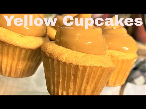 Yellow Cupcakes | Box Cake Mix Hack | Tastes Homemade