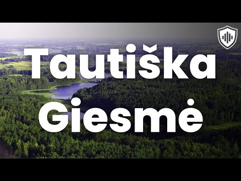 "Tautiška Giesmė" - Lithuanian national anthem 🇱🇹