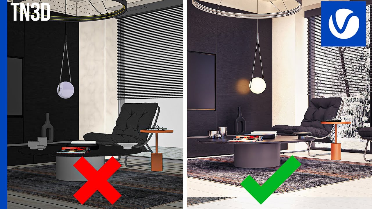 Best V-Ray 7 FEATURES TO IMPROVE your INTERIOR RENDERS