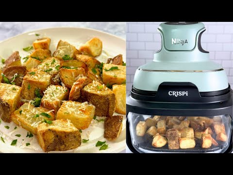 Ninja Crispi Air Fryer Potatoes I Crispy, Crunchy & Fluffy I Healthy Air Fryer Recipe