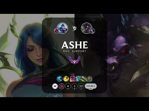 Ashe Support vs Alistar - KR Master Patch 13.5