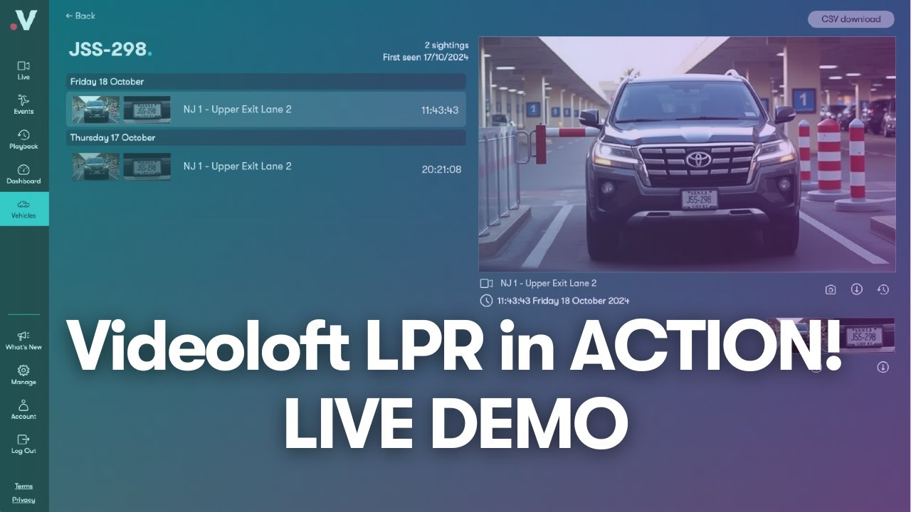 Videoloft ALPR | License Plate Recognition