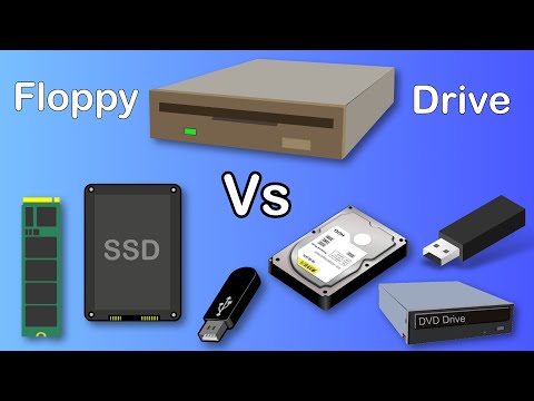 Floppy Disk Drive Vs Modern Drives (and other drives)