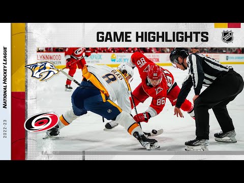 Predators @ Hurricanes 1/5 | NHL Highlights 2023
