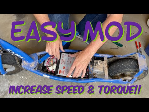 Razor E200 E300 Speed Controller Hack for More Speed and Power
