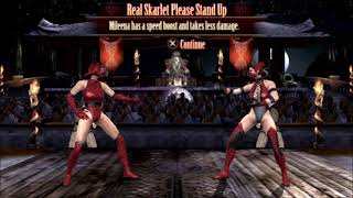 Mortal Kombat 9/(2011) PSVITA - Bonus Challenge Tower #38 - Unlock Skarlet (MK2)